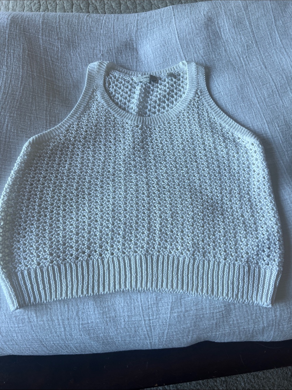 Vince Open Stitch Tank